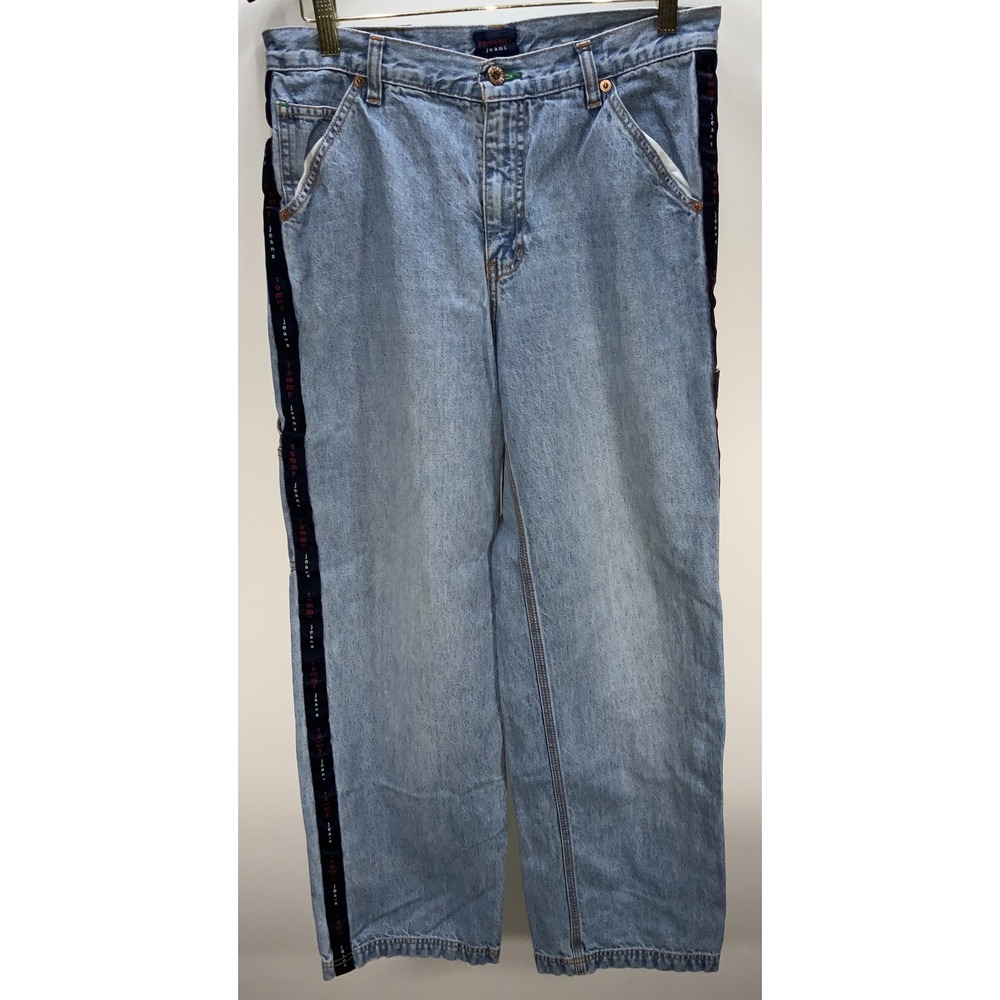 VTG‎ Women's Tommy Hilfiger Denim Jeans Size 9 Wide Leg High Rise Baggy
